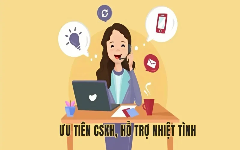 Khách hàng kết nối CSKH bất cứ lúc nào