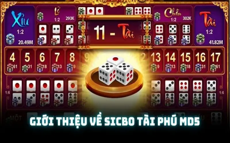Giới thiệu một vài nét cơ bản về trò chơi Sicbo Tài Phú MD5
