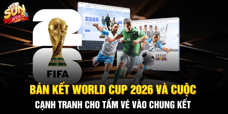 Bán kết World Cup 2026 và cuộc cạnh tranh cho tấm vé vào chung kết